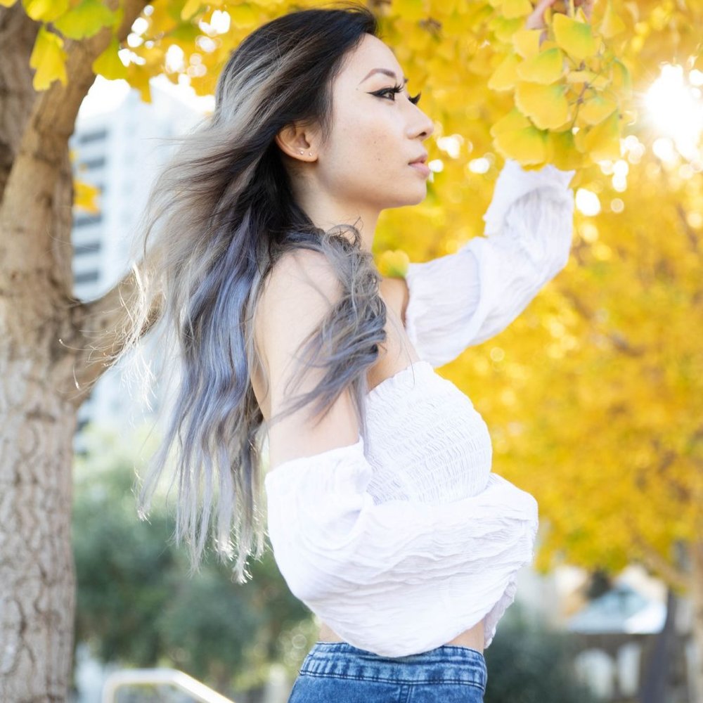 White Off-the-Shoulder Crop Top, Small Long Sleeve